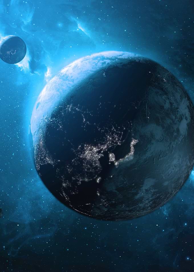 Earth space art