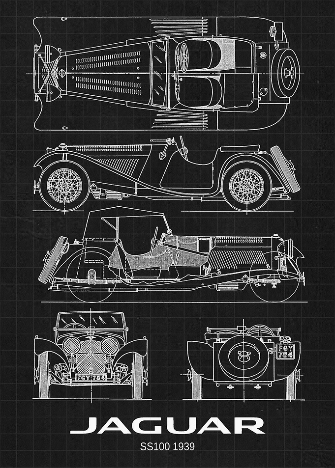 Jaguar SS100 1939