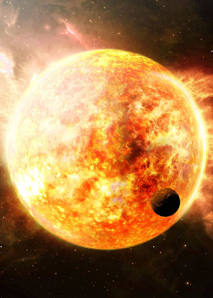 Sun space art