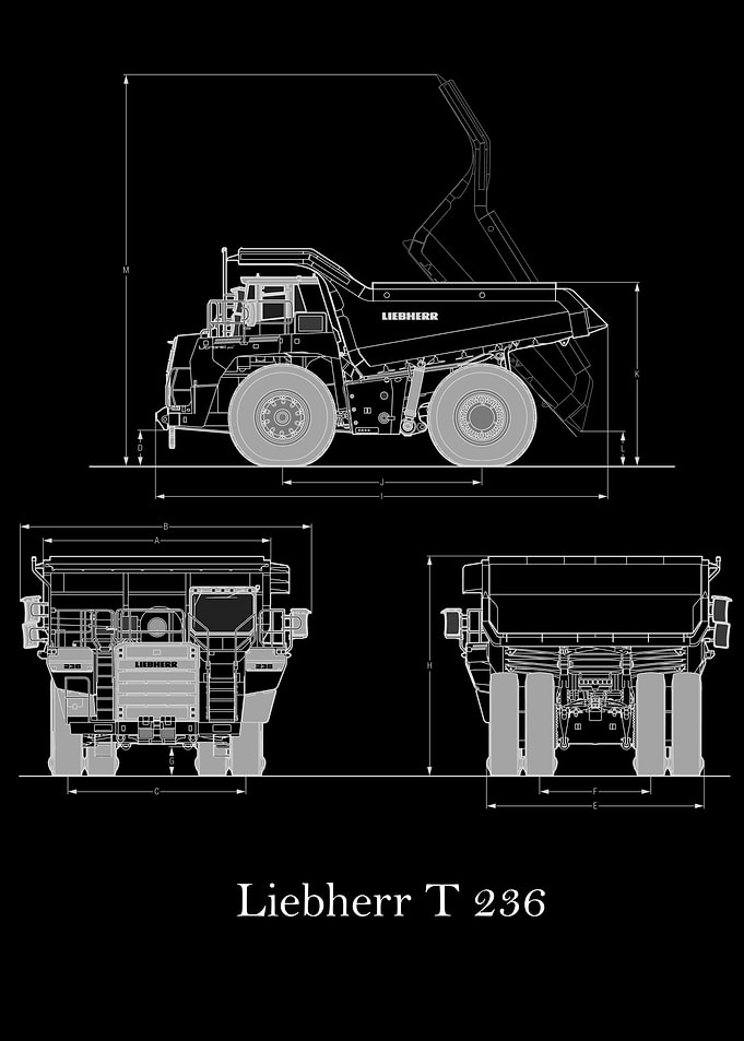 Liebherr T 236 Blueprint