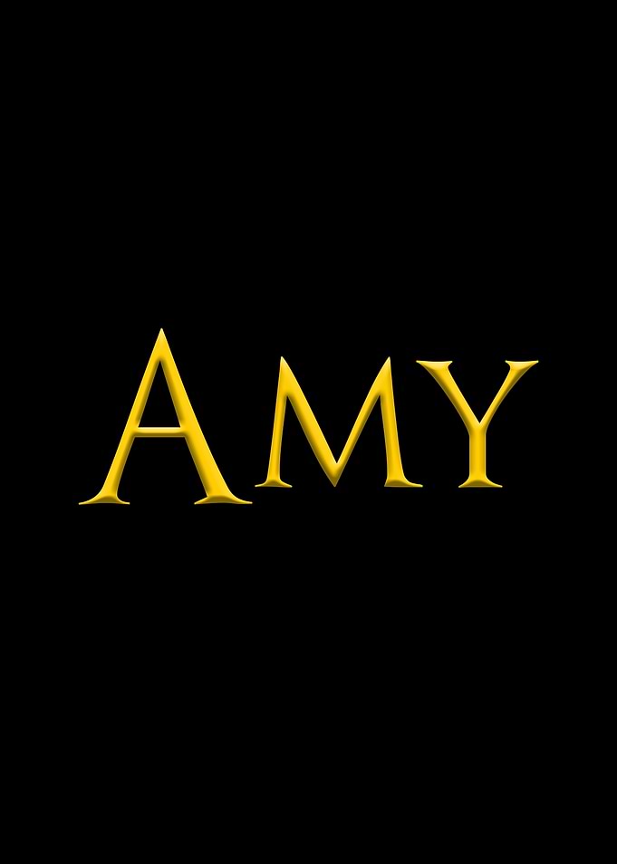 Amy Yellow On Black