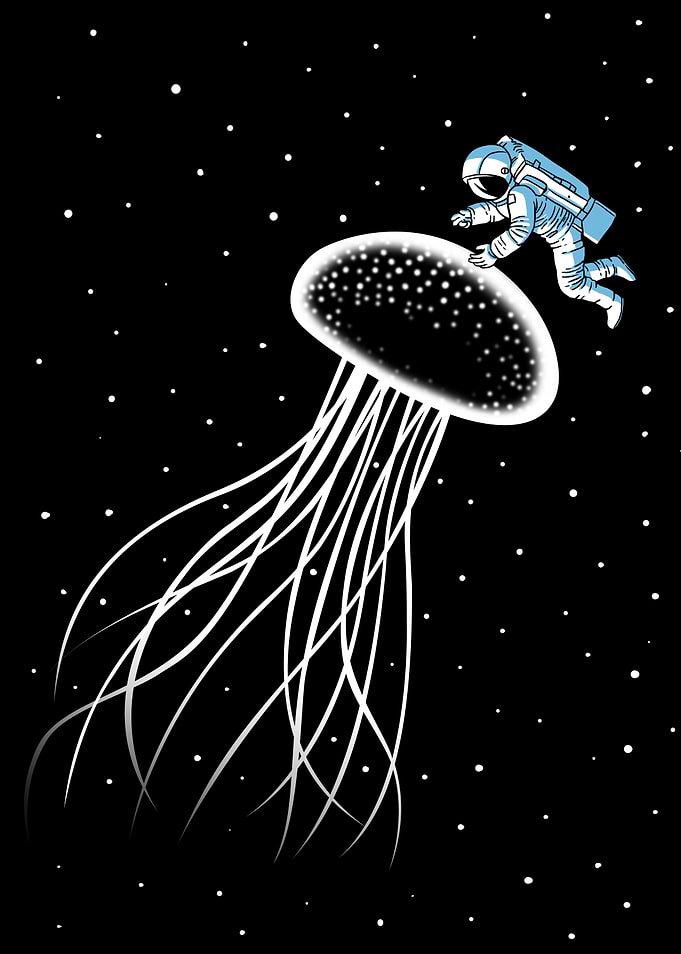 Jellyfish astronaut