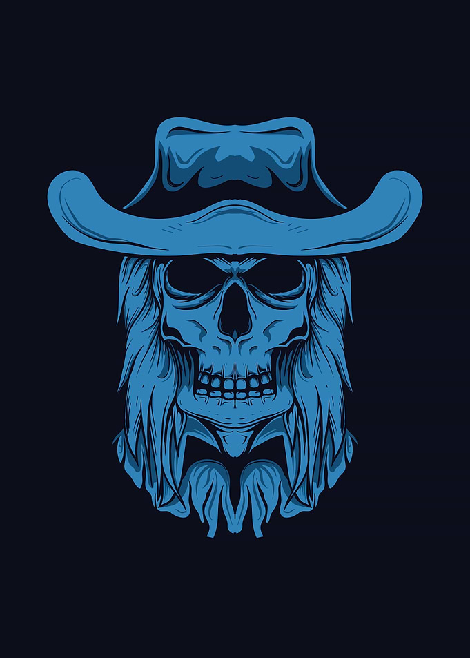 cowboy skull