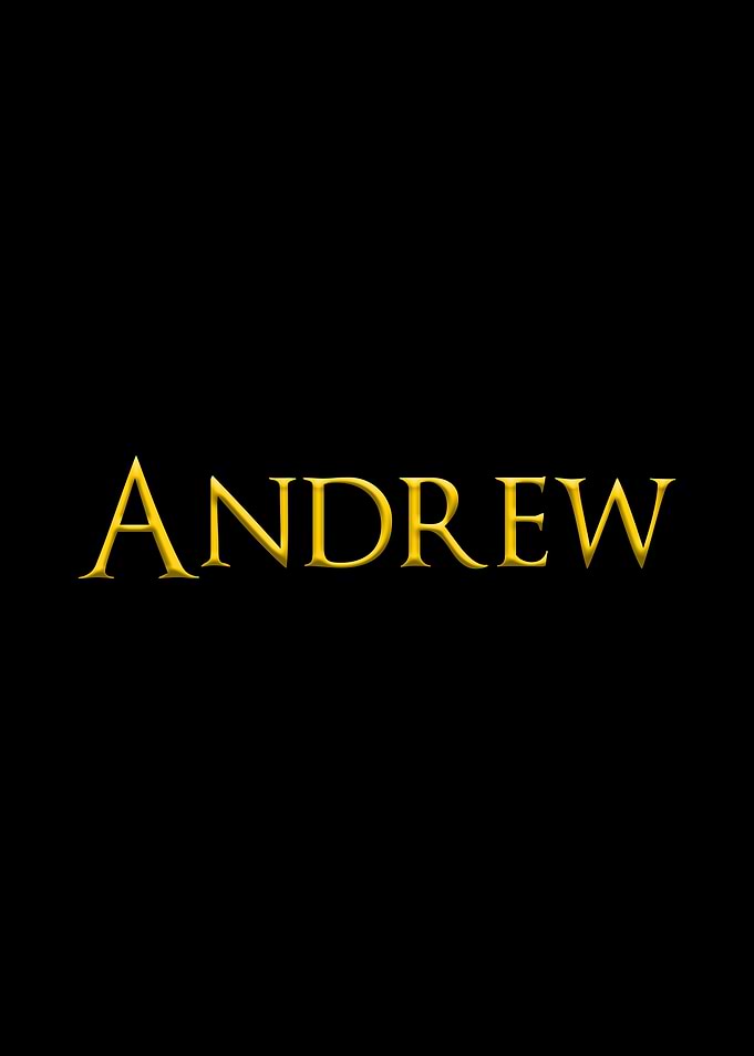 Andrew Yellow On Black