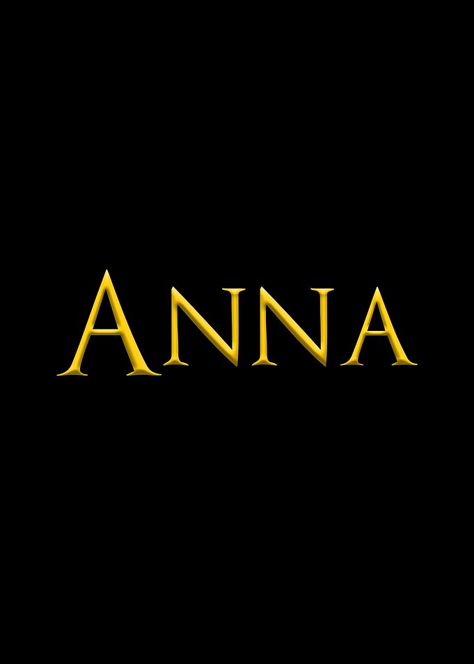 Anna Yellow On Black