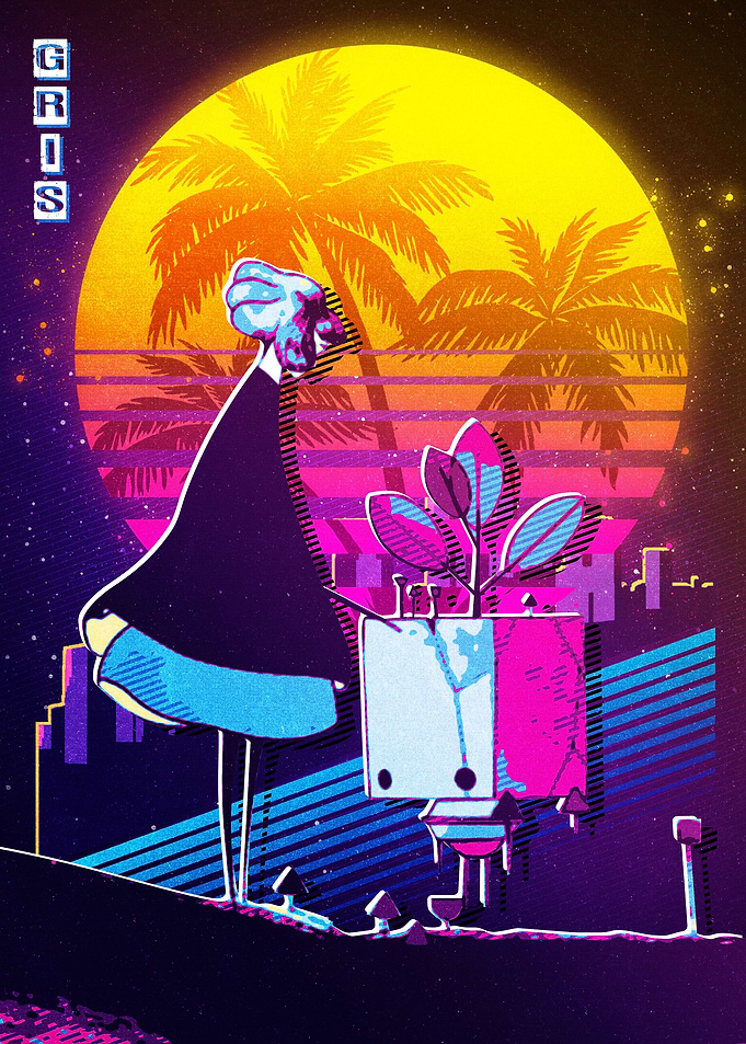 gris retro