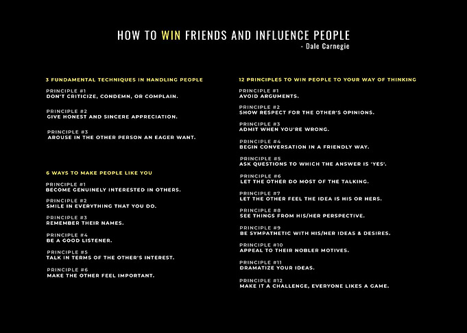 How to Win Friends