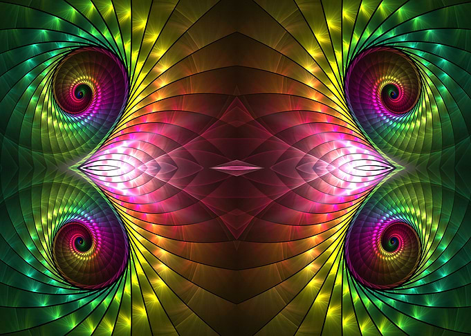 Colorful spiral