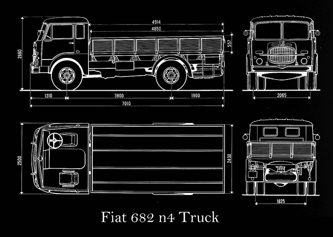 Fiat 682 n4 Truck