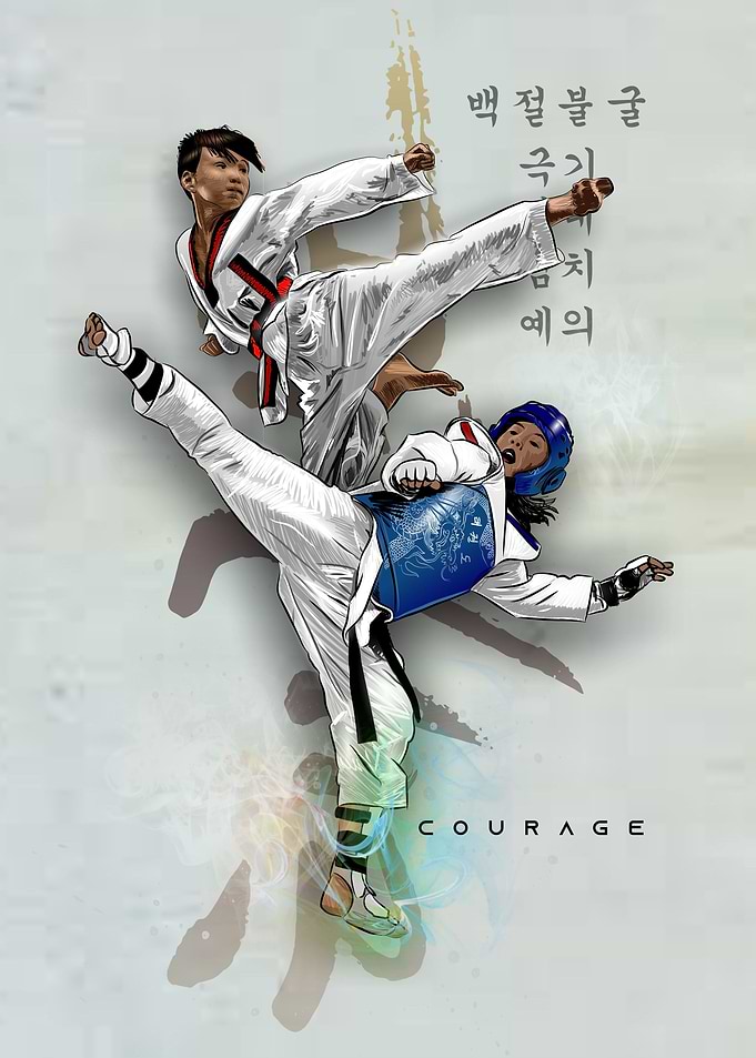Taekwondo Courage