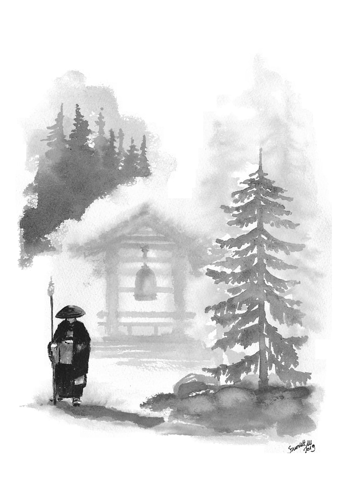 Zen Temple Poster