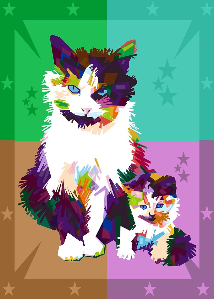 Cat Father and Son