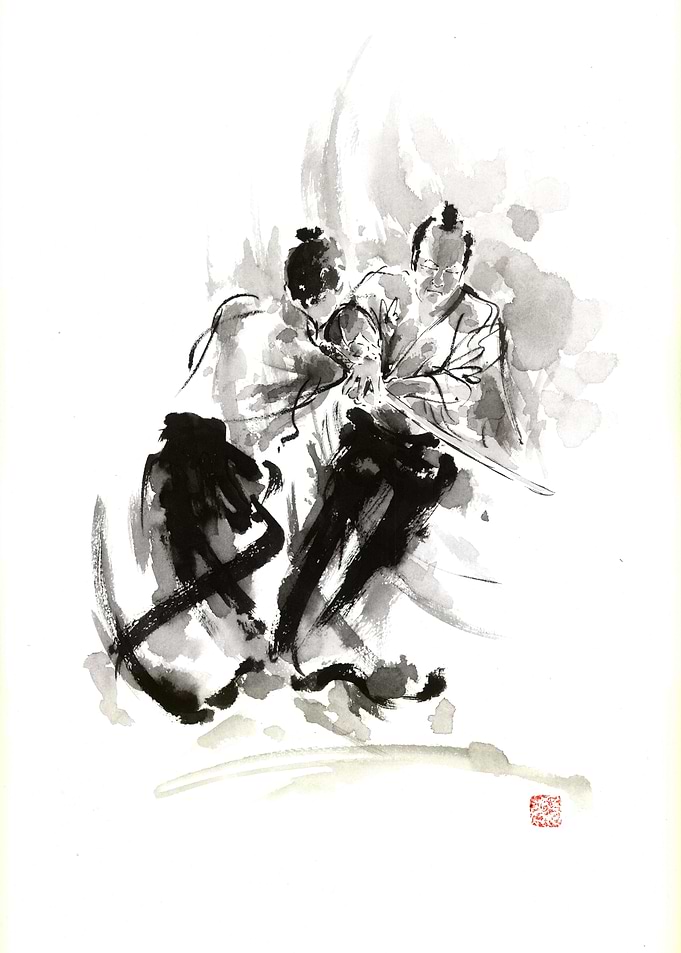 Aikido techniques poster