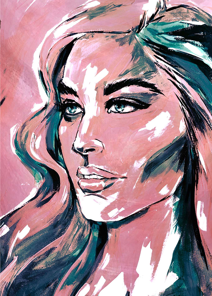 The woman portrait