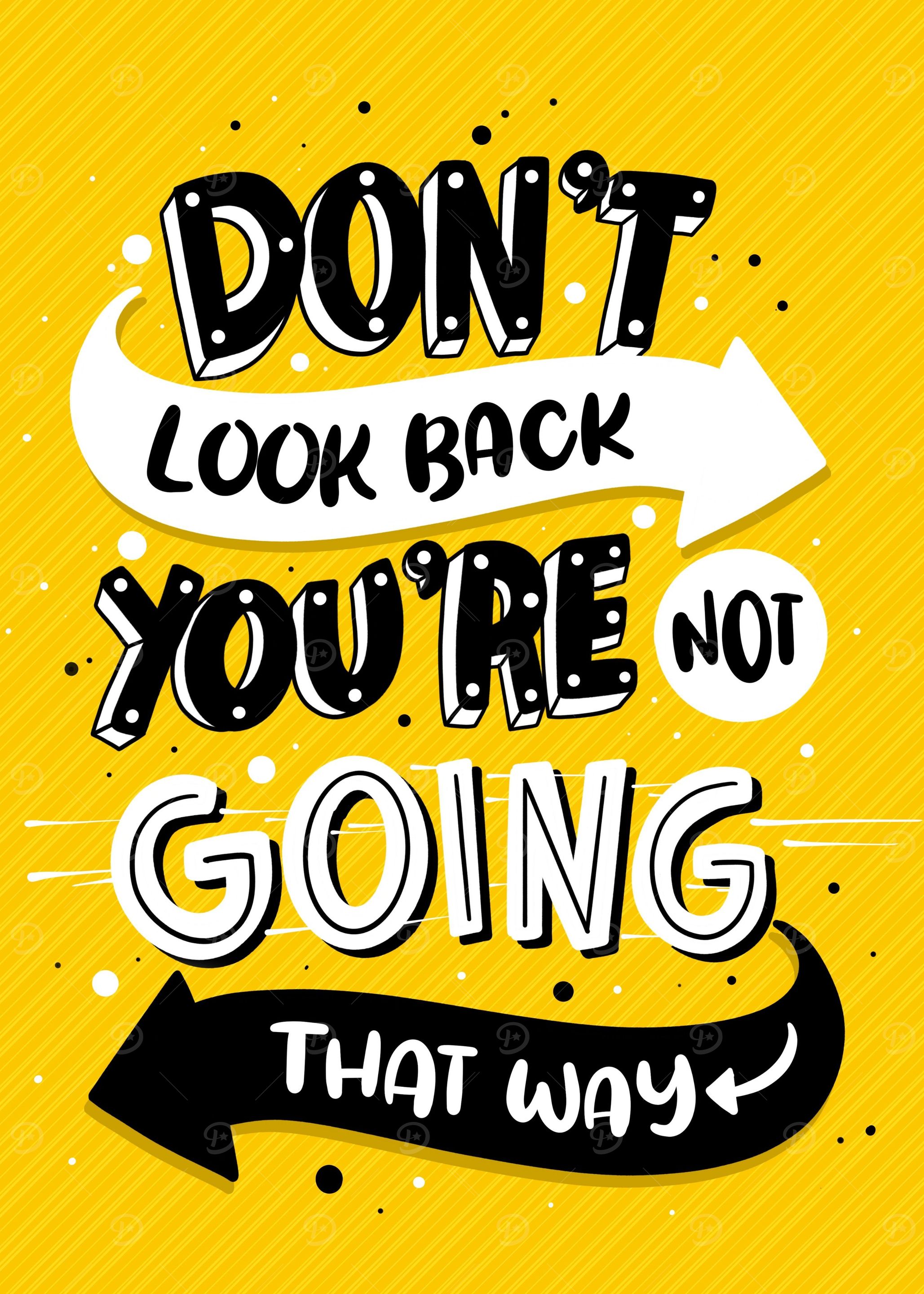 DO NOT LOOK BACK