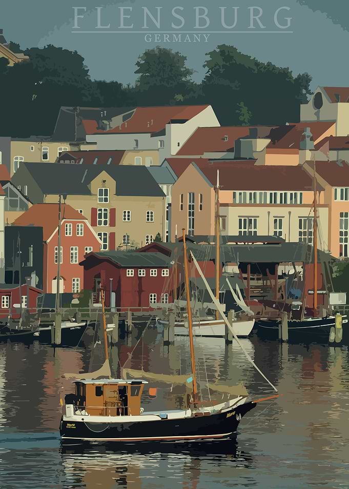 Flensburg city boat