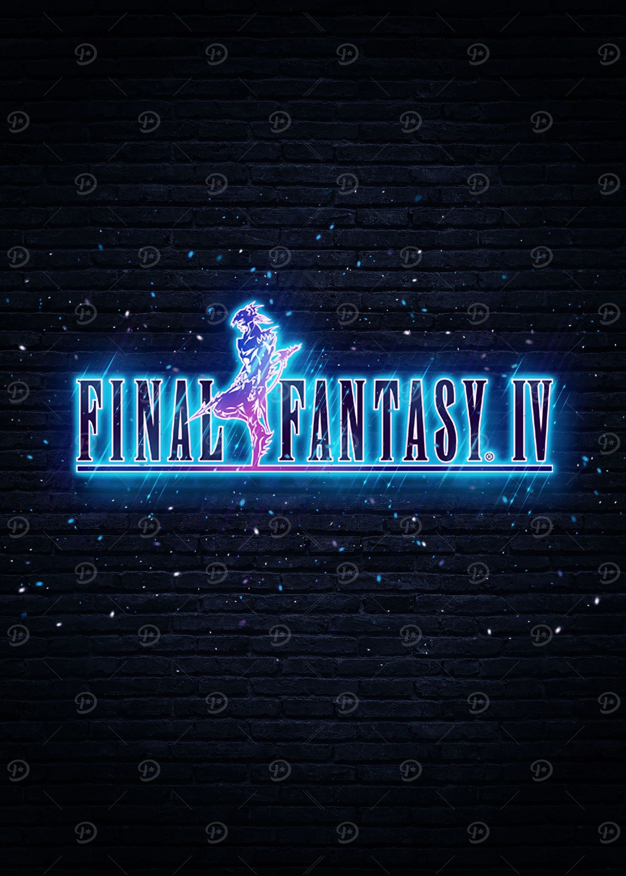 FINAL FANTASY IV 販促用パネル Final fantasy iv Posters Online - Shop Unique Metal Prints