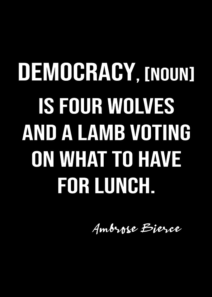 Bierce Quote On Democracy