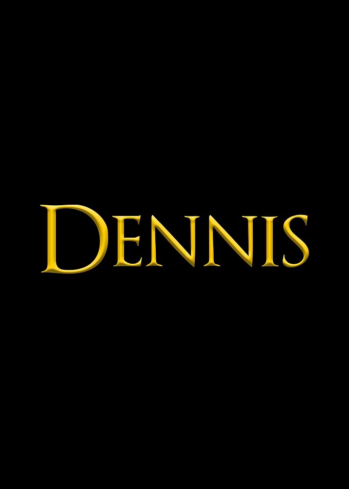 Dennis Yellow On Black