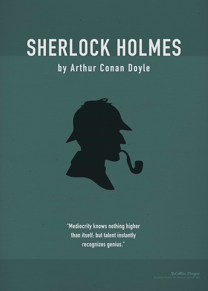 Sherlock Holmes Book Art