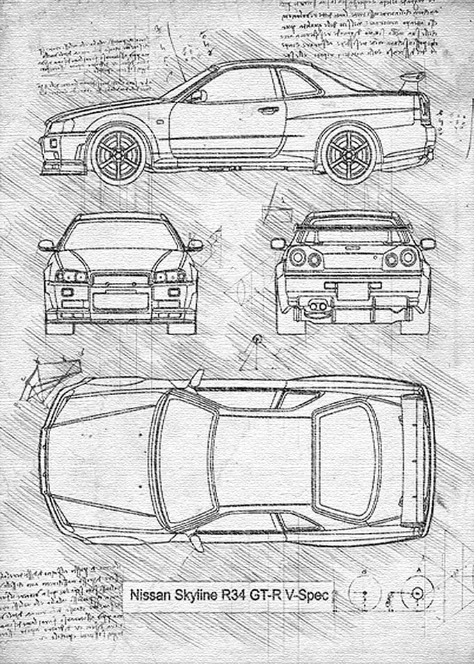 Nissan Skyline R34 GTR V