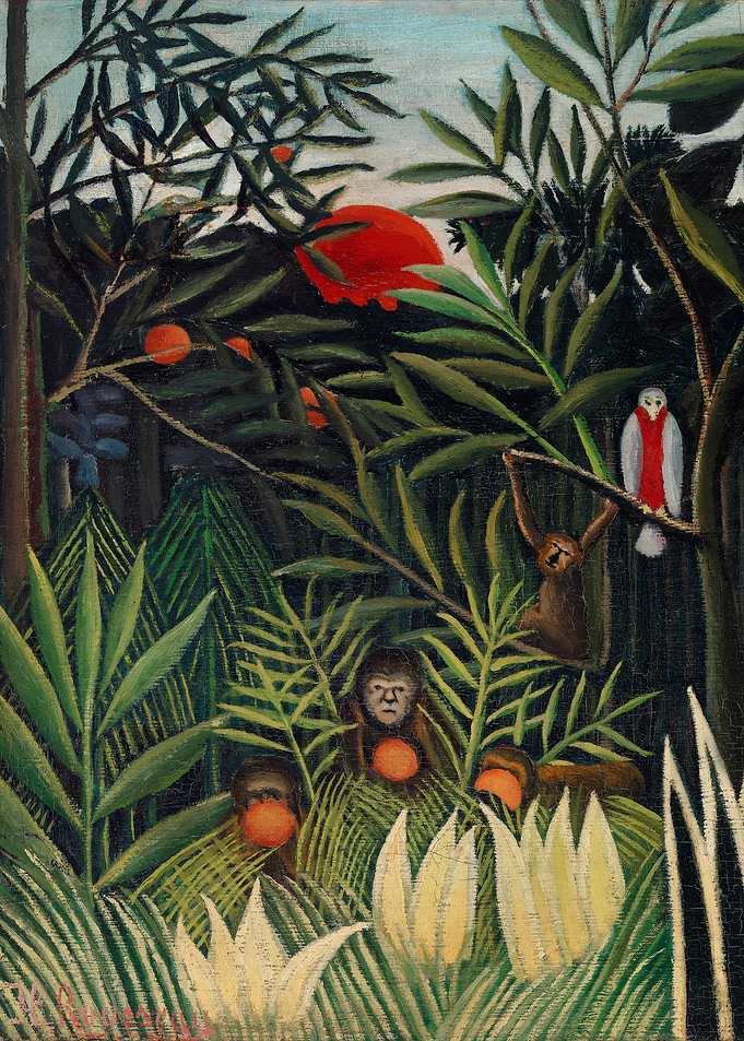 Monkeys and Parrot