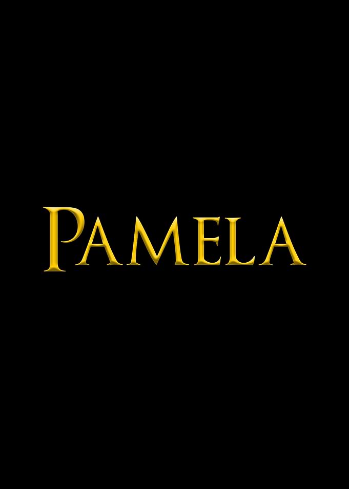 Pamela Yellow On Black