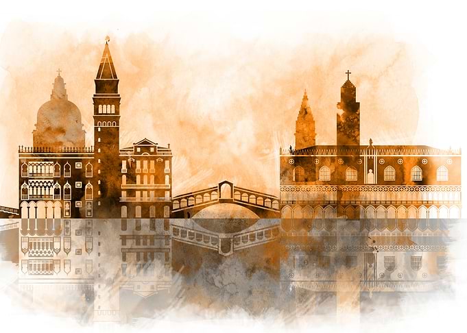 Venice Italy Skyline