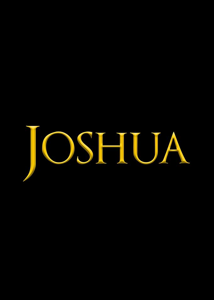 Joshua Yellow On Black