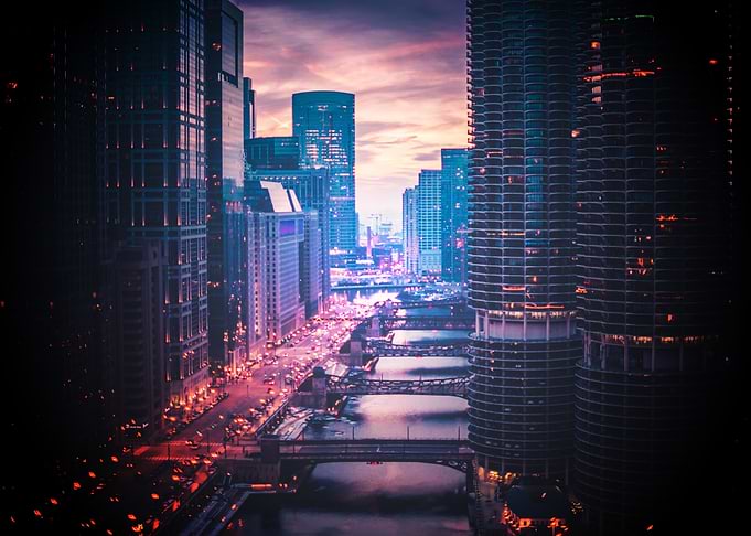 Chicago sunset