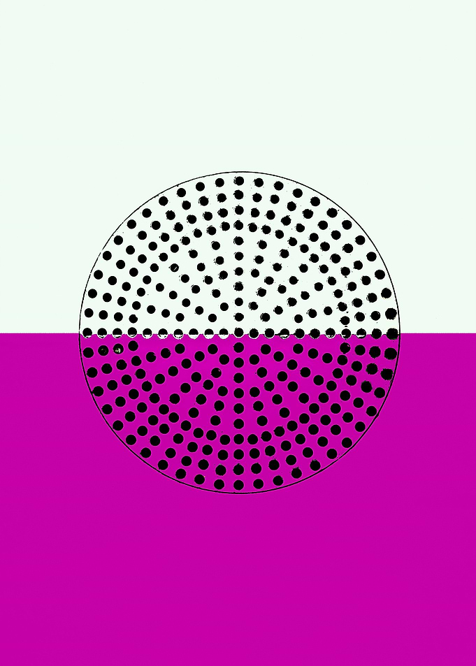 Abstract Sunrise Violet