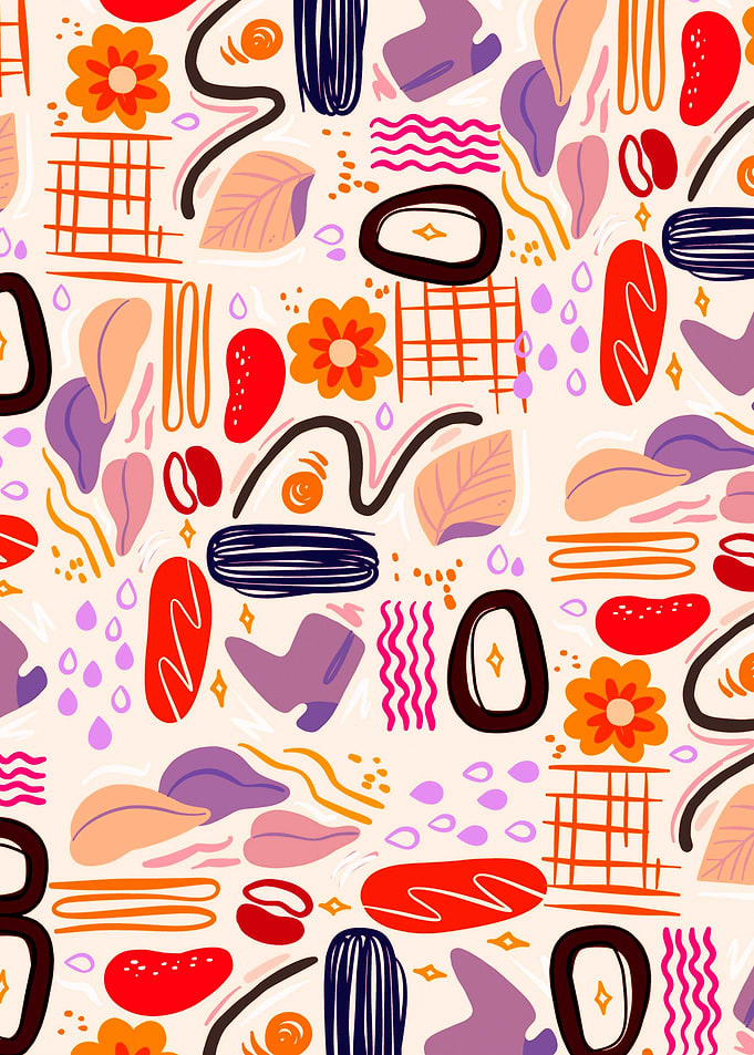 The abstract background