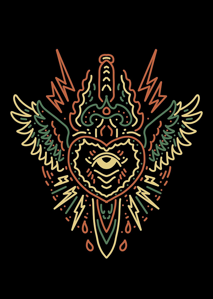 winged dagger