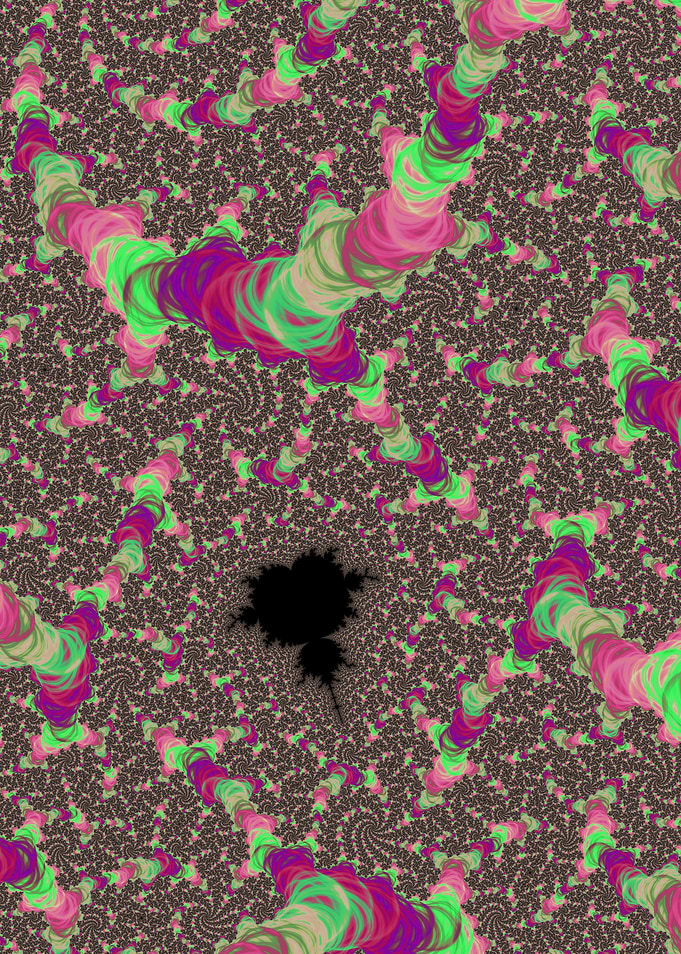 Striped Mandelbrot Fractal