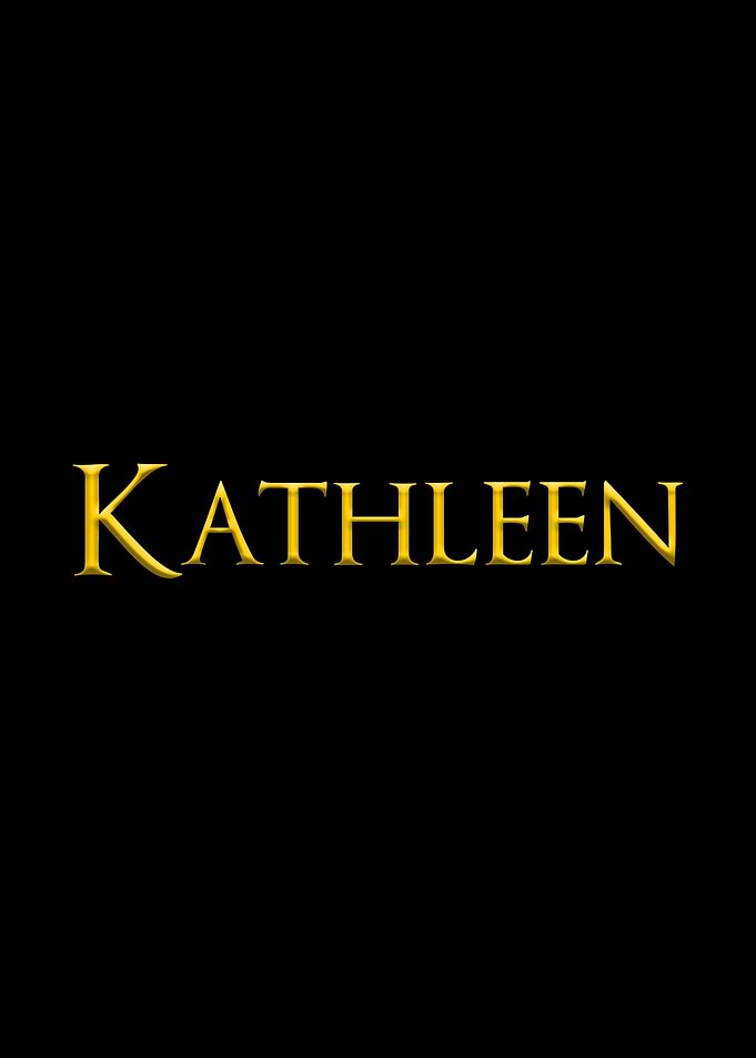 Kathleen Yellow On Black