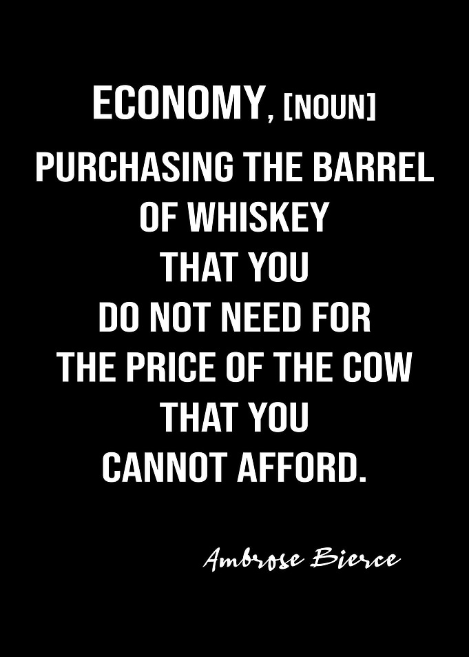 Bierce Quote On Economy