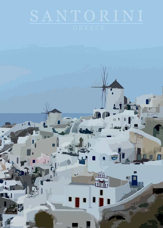 Greece Santorini island
