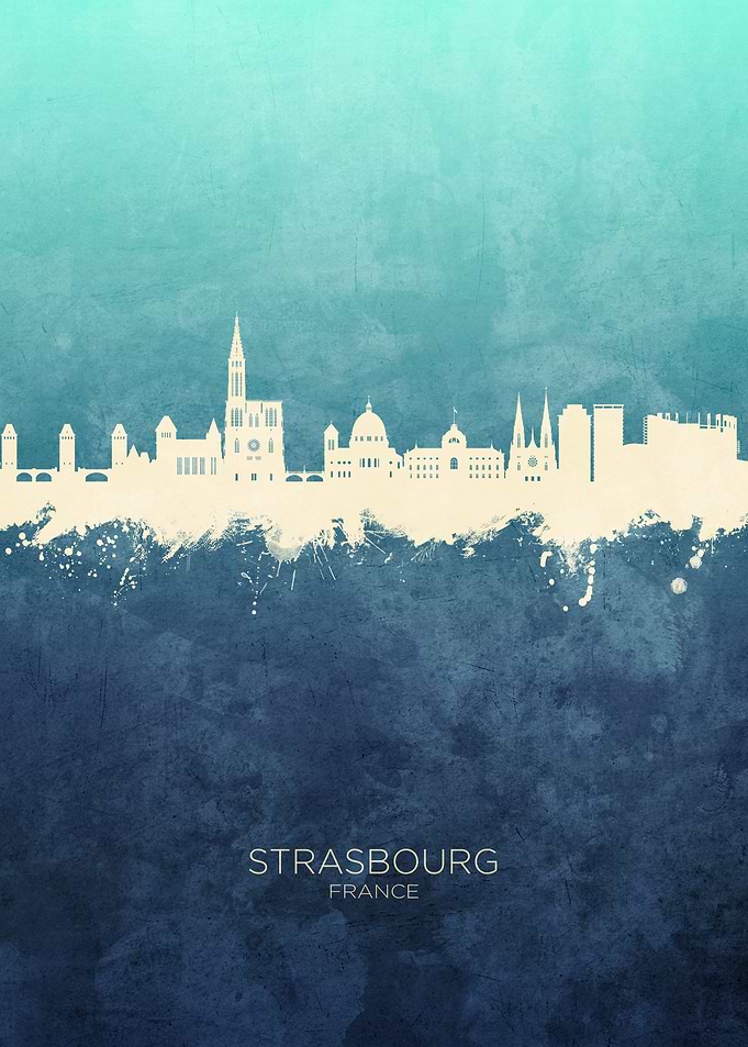 Strasbourg Skyline France