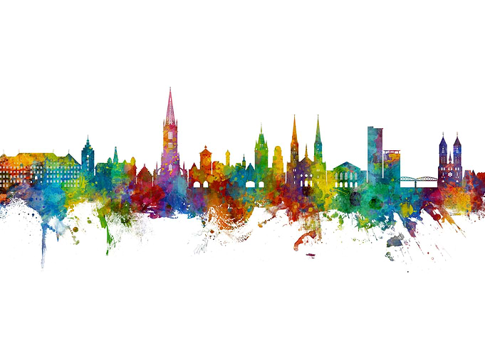 Freiburg Skyline