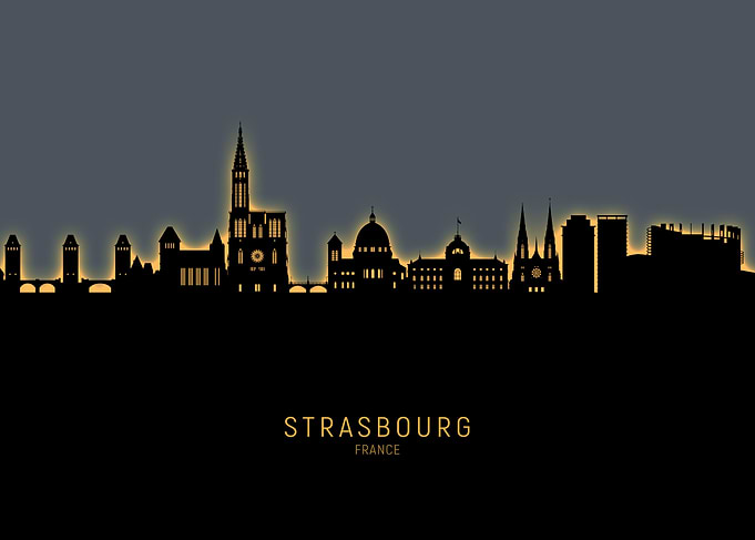 Strasbourg Skyline France