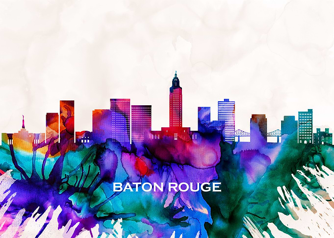 Baton Rouge Skyline