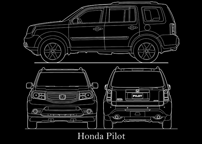 Honda Pilot 2013 Blueprint