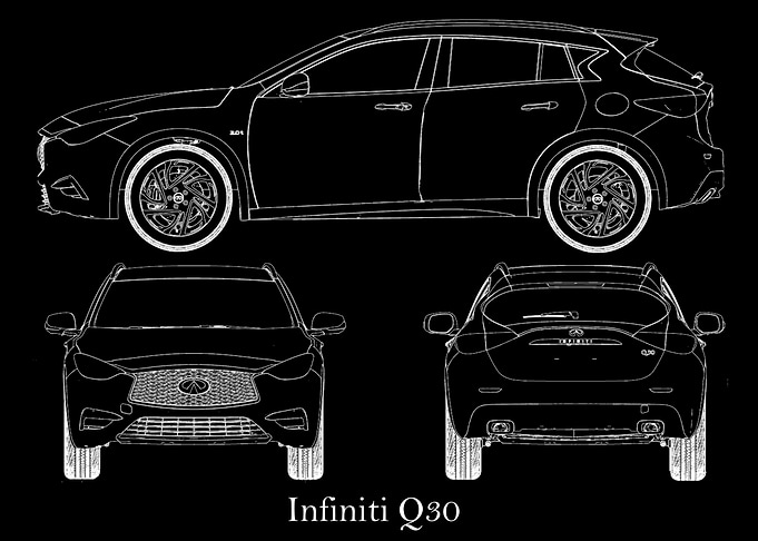 Infiniti Q30 2016Blueprint