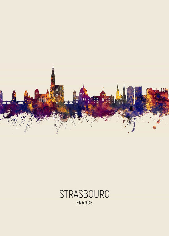 Strasbourg Skyline France