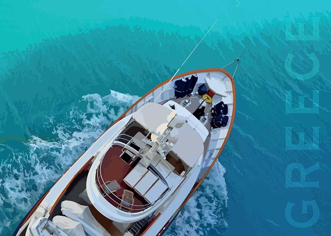 Greece luxury yacht