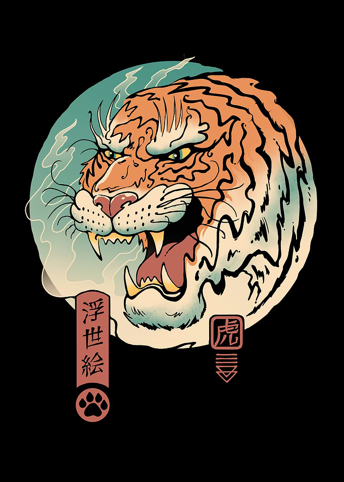 Tiger Ukiyoe