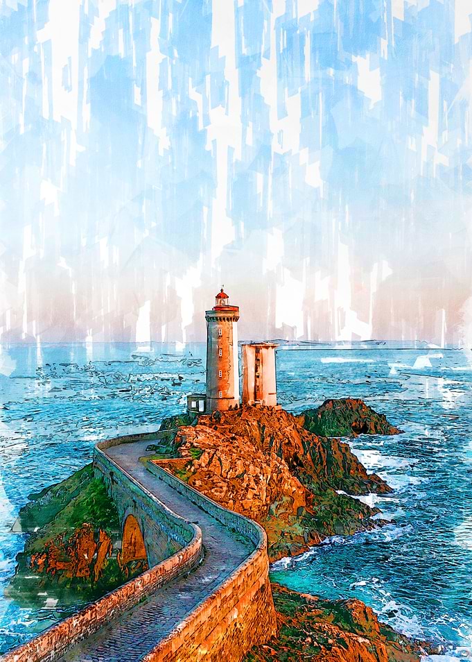 Lighthouse Brittany France