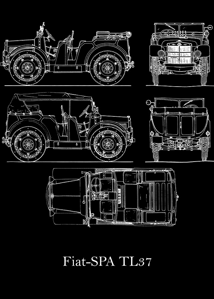 Fiat SPA TL37 Blueprint