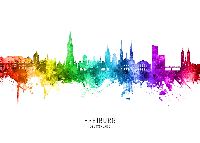 Freiburg Skyline