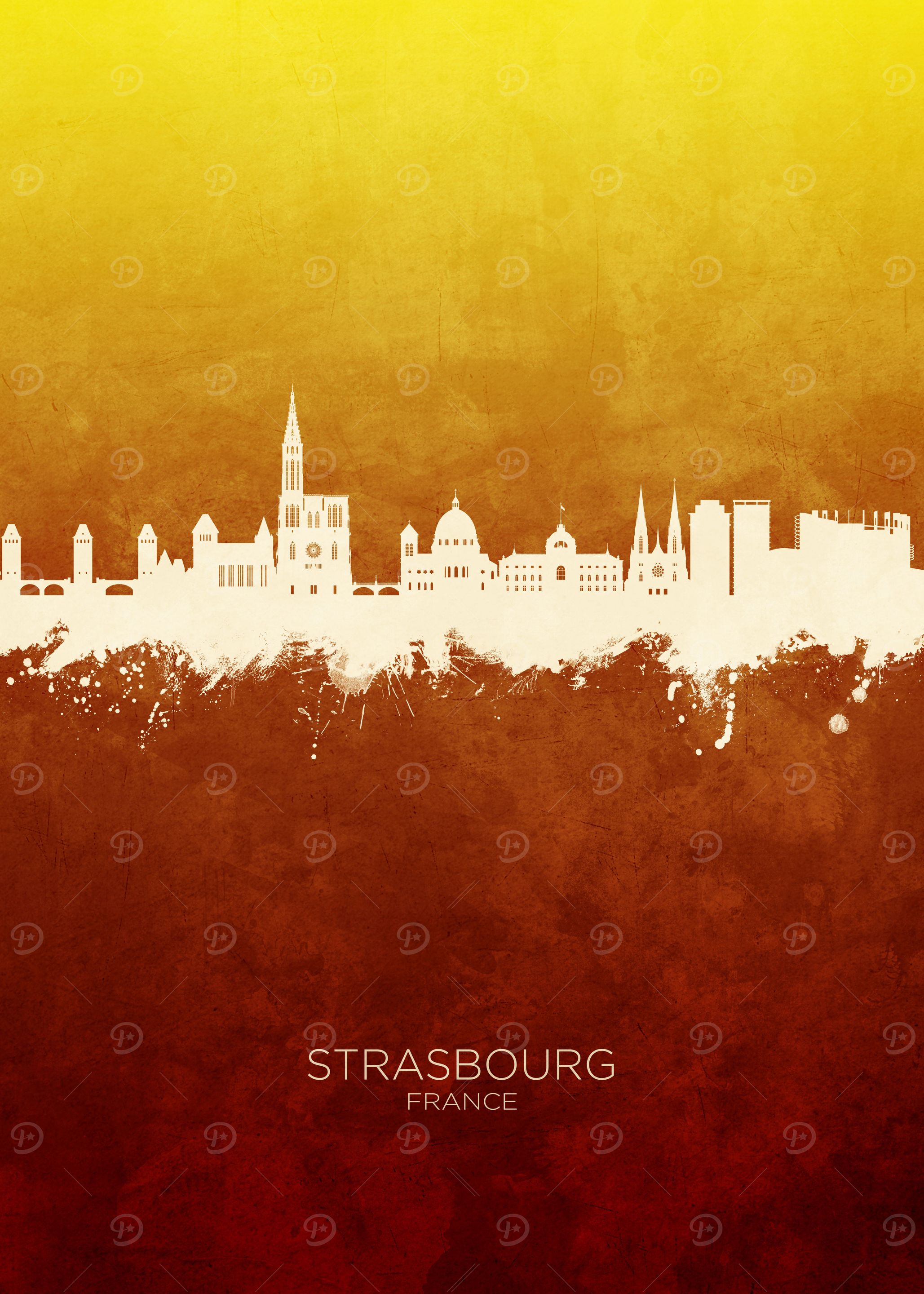 Strasbourg Skyline France